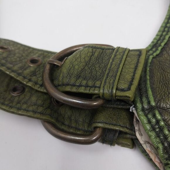 Vintage 70's Tote Bag. Army Green.. - Picture 5 of 12